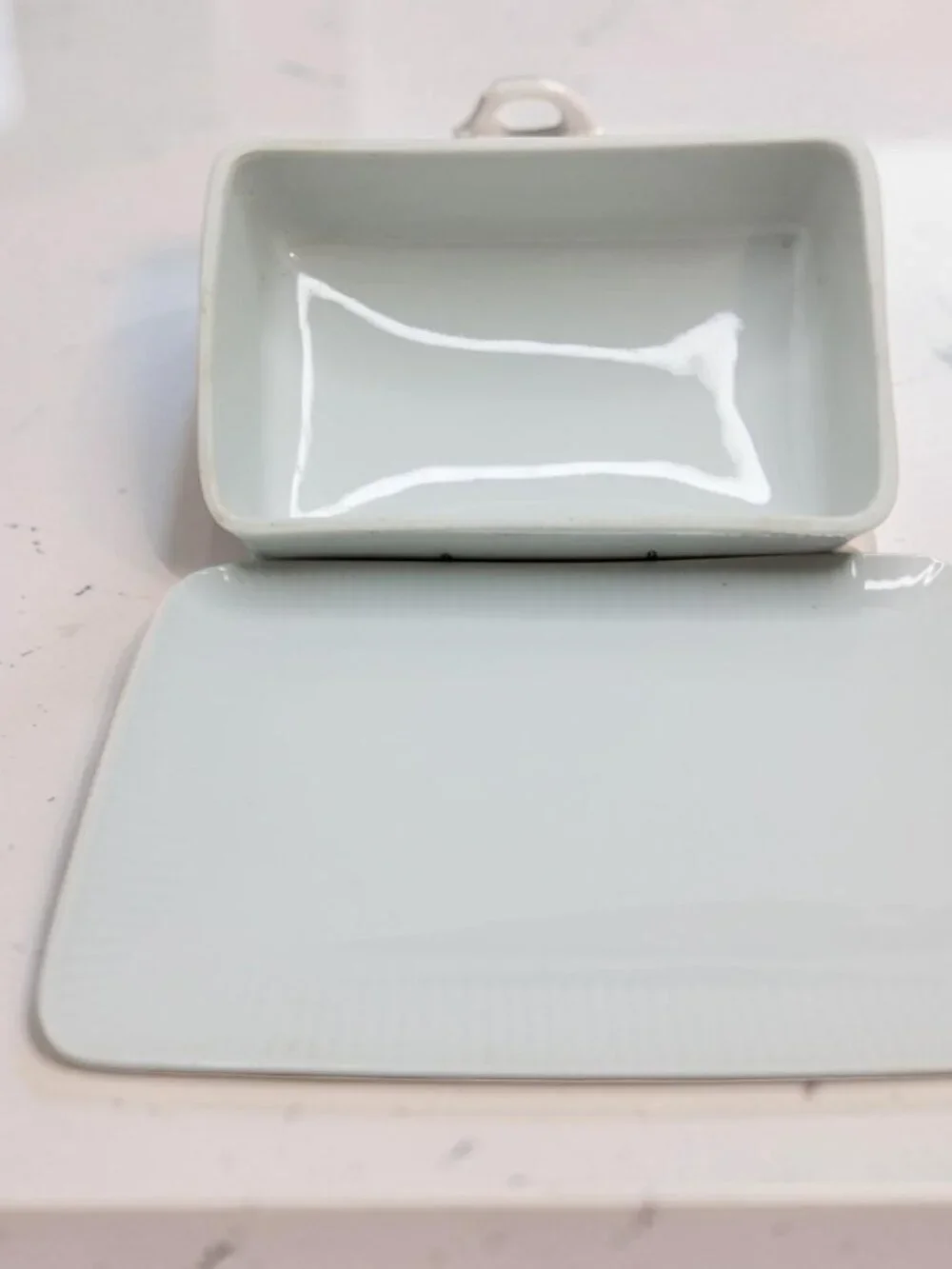 vintage seltmann weiden bavarian porcelain 1lb. butter dish